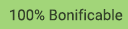 100% Bonificable